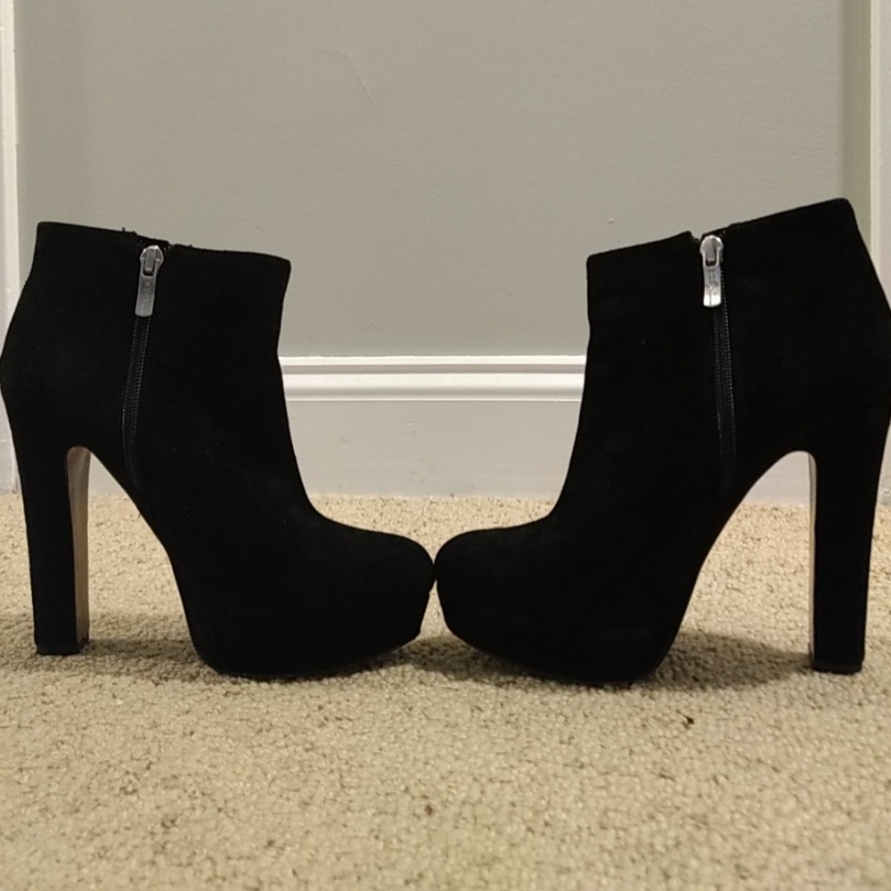 BCBGeneration zipper heel boots